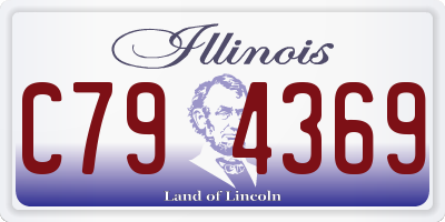 IL license plate C794369