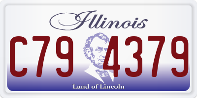 IL license plate C794379