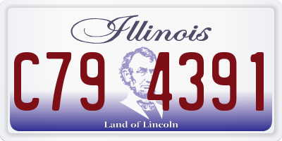 IL license plate C794391