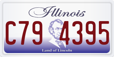 IL license plate C794395