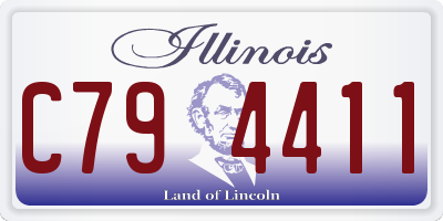 IL license plate C794411
