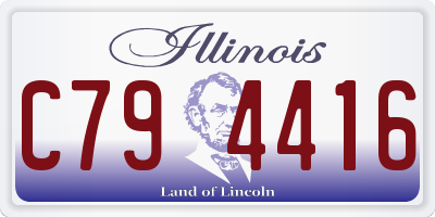 IL license plate C794416
