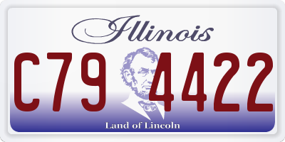 IL license plate C794422