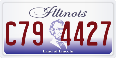 IL license plate C794427