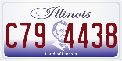 IL license plate C794438