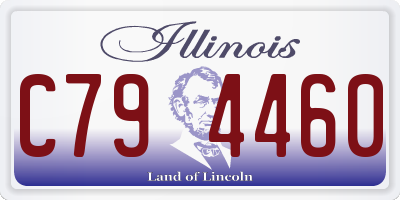 IL license plate C794460