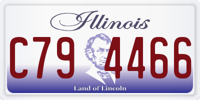 IL license plate C794466