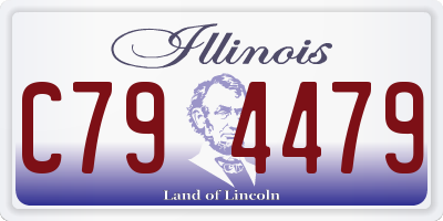 IL license plate C794479