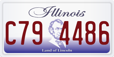 IL license plate C794486