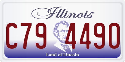 IL license plate C794490