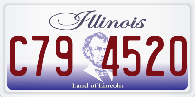 IL license plate C794520