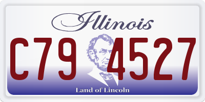 IL license plate C794527