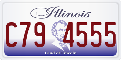 IL license plate C794555