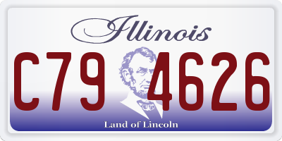 IL license plate C794626