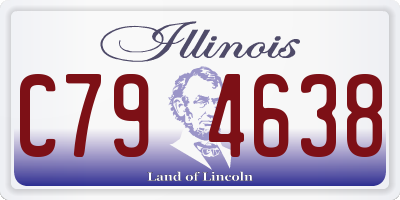 IL license plate C794638