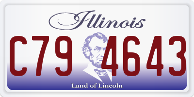 IL license plate C794643