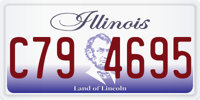 IL license plate C794695