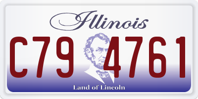 IL license plate C794761