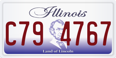 IL license plate C794767