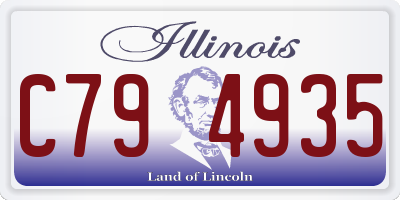 IL license plate C794935