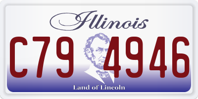 IL license plate C794946