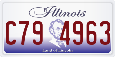 IL license plate C794963