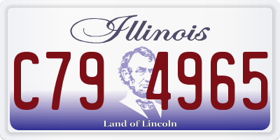 IL license plate C794965