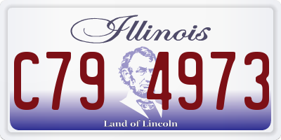 IL license plate C794973