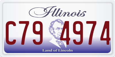 IL license plate C794974