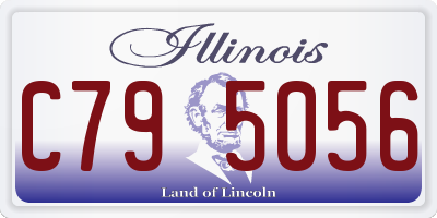 IL license plate C795056