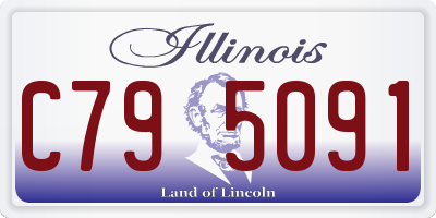 IL license plate C795091