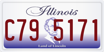 IL license plate C795171