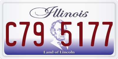 IL license plate C795177
