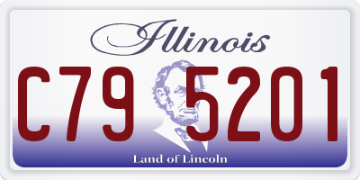 IL license plate C795201