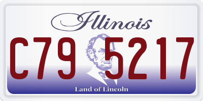 IL license plate C795217