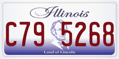 IL license plate C795268