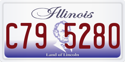 IL license plate C795280