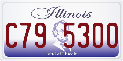 IL license plate C795300