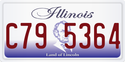 IL license plate C795364