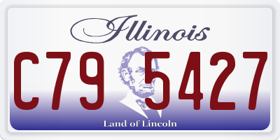 IL license plate C795427