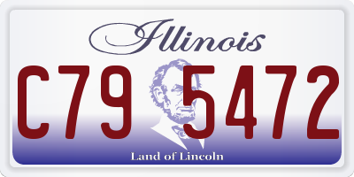 IL license plate C795472