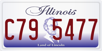 IL license plate C795477