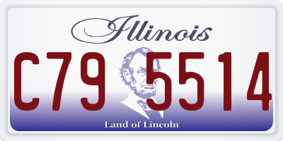 IL license plate C795514