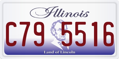 IL license plate C795516
