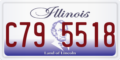 IL license plate C795518
