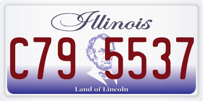IL license plate C795537