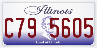 IL license plate C795605