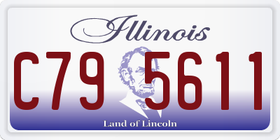 IL license plate C795611