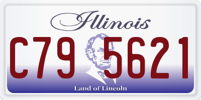 IL license plate C795621