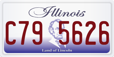 IL license plate C795626